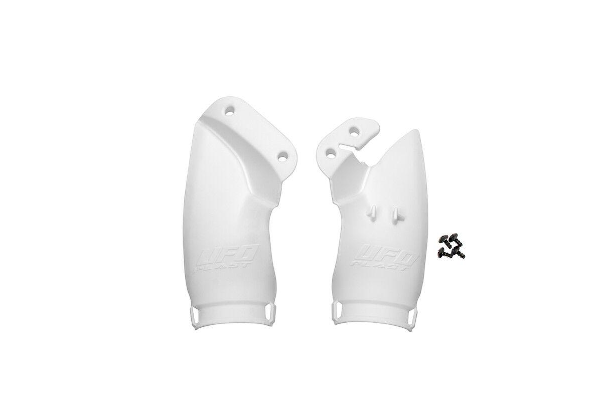 YA05803#046 - UFO Front Number Board Extenders For Yamaha YZF250 2024-2026 - White