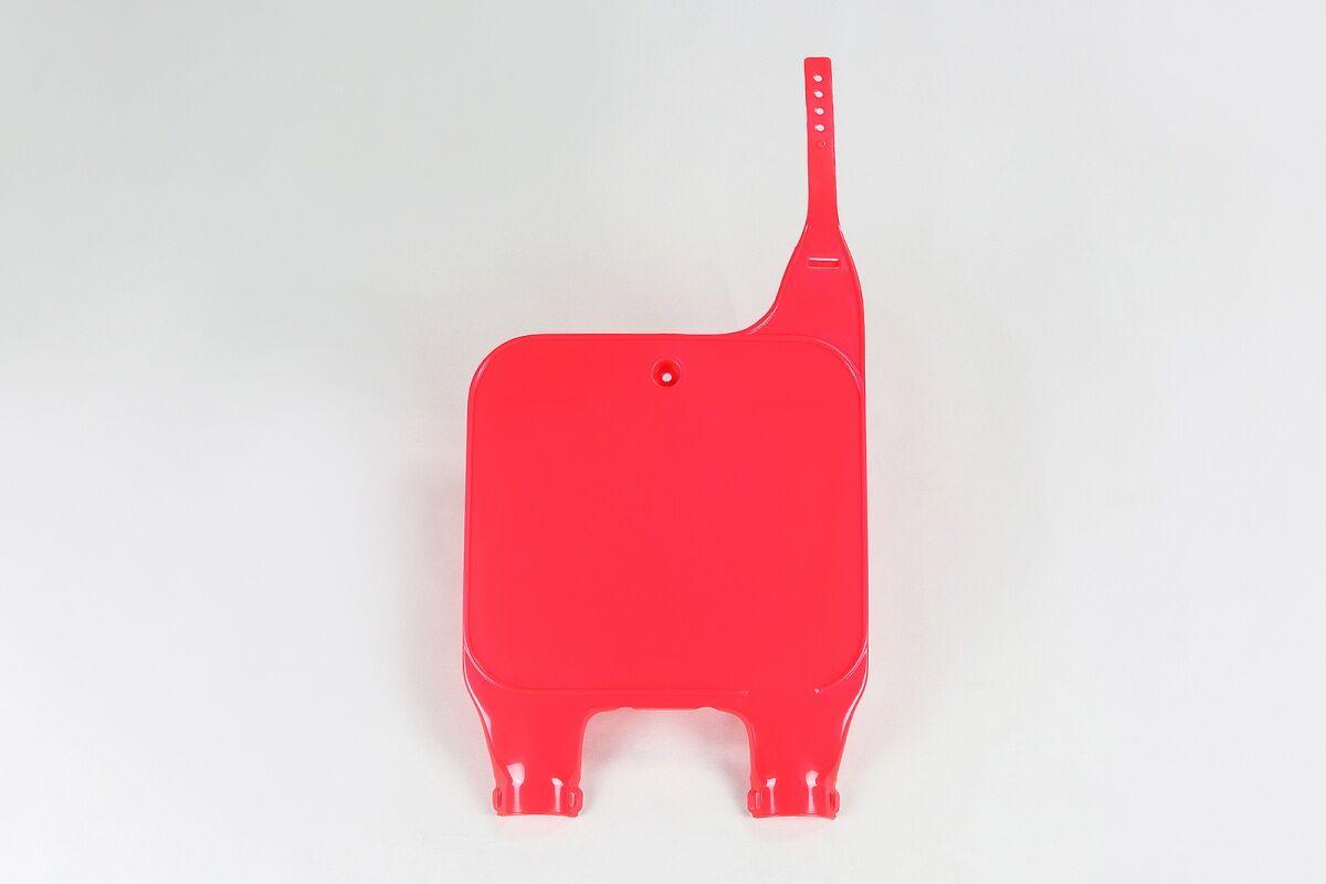 Ufo Red Ho02683#067 - Front Number Board For Honda Cr125 1995-1999