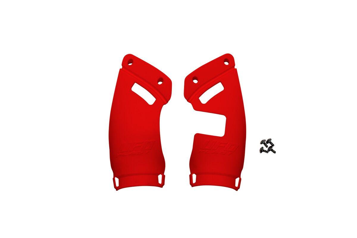 HO05622#070 - UFO Front Number Board Extenders For Honda CRF250R 2022-2026 - Red