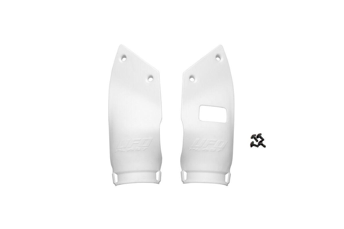 KA04770#047 - UFO Front Number Board Extenders For Kawasaki KX250 2021-2026 - White