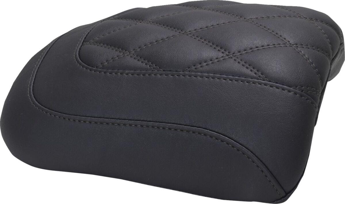 88611 - Mustang Padded Passenger Seat Cowl For Harley Davidson FLHX 1923 2024-2026 - Black