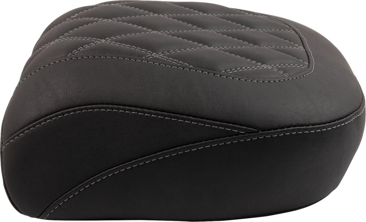 88511GM - Mustang Wide Tripper Passenger Seat For Harley Davidson FLHX 1923 2024-2026 - Black/Grey