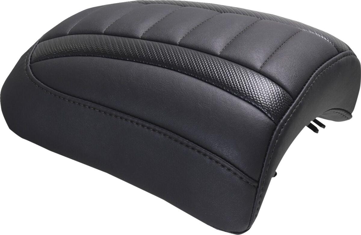 88610 - Mustang Padded Passenger Seat Cowl For Harley Davidson FLHX 1923 2024-2026 - Black