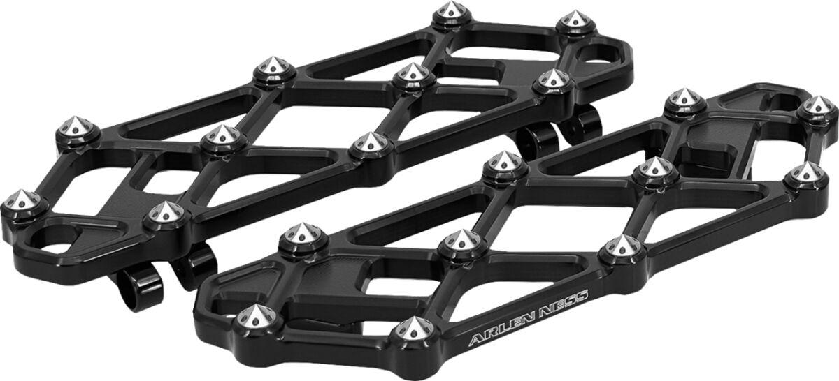 410-053 - Arlen Ness Diamond Rider Floorboards For Harley Davidson FLD 1690 2012-2013 - Black
