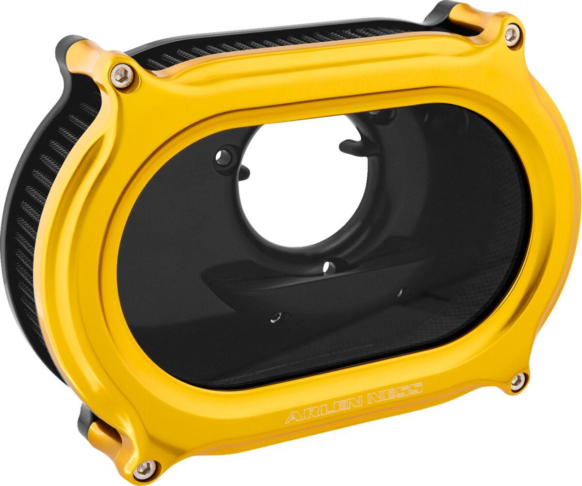600-253 - Arlen Ness Stage 2 Method Air Cleaner Kit For Harley Davidson FLHR 1584 2008 - Gold
