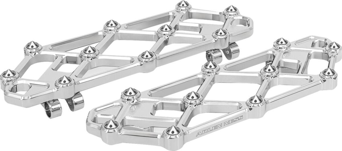 410-054 - Arlen Ness Diamond Rider Floorboards For Harley Davidson FLD 1690 2012-2013 - Chrome