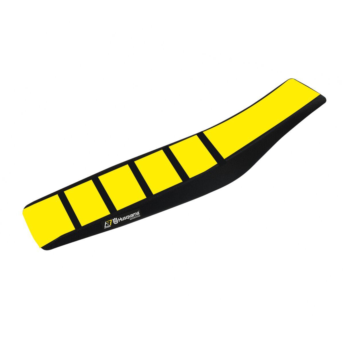 1627Z1 - Blackbird Zebra Seat Cover For Husqvarna TC85 2025 - Black/Yellow