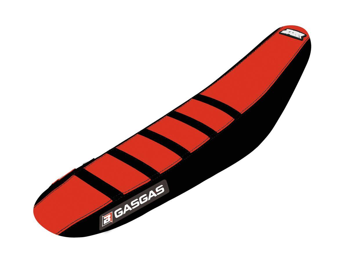 1909Z1 - Blackbird Seat Cover Zebra For Gas Gas EC125 2025 - Black/Red