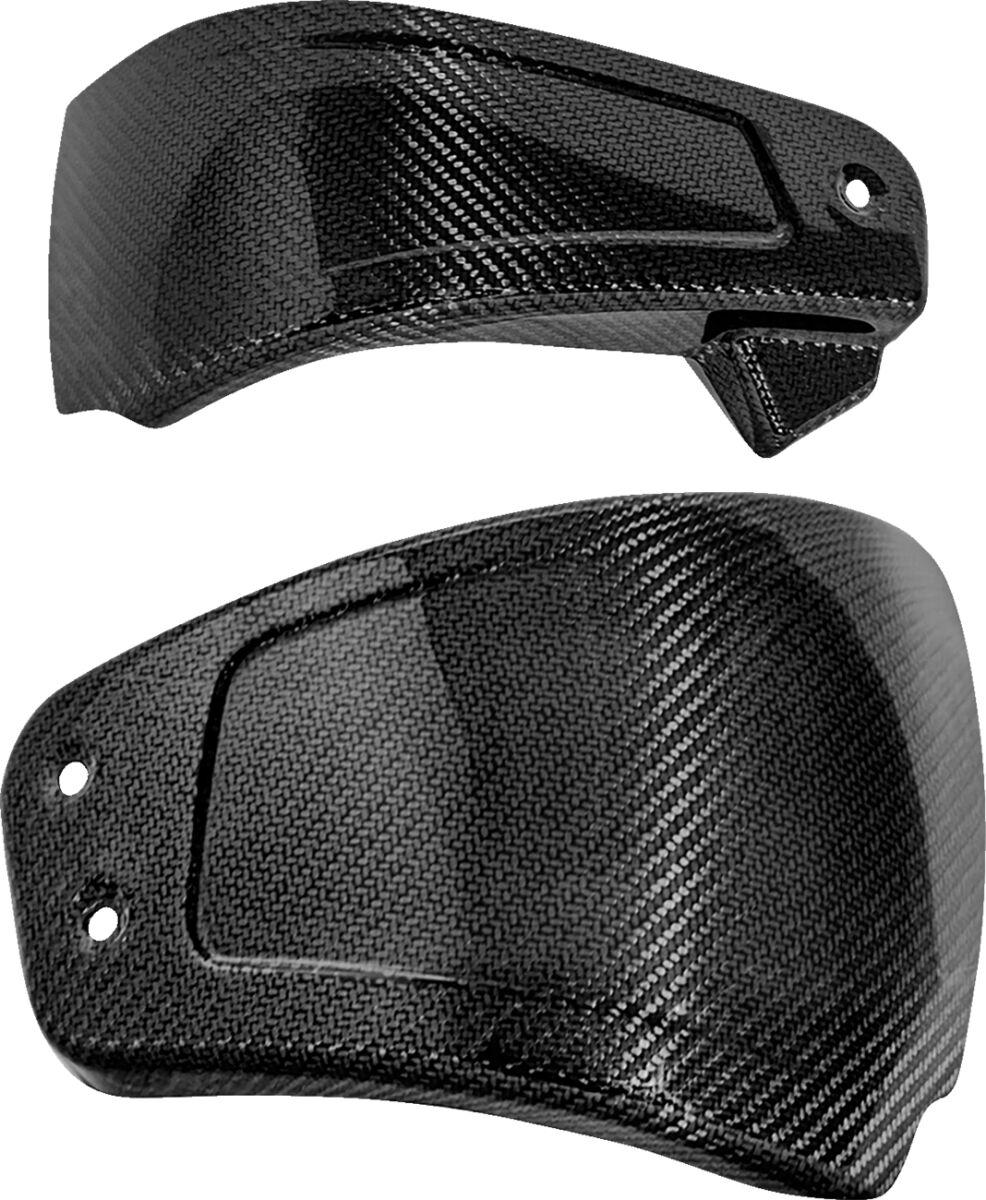 CF-825-001 - Saddlemen Side Covers For Harley Davidson FLFBS 1923 ABS 2025-2026 - Black/Carbon Fibre