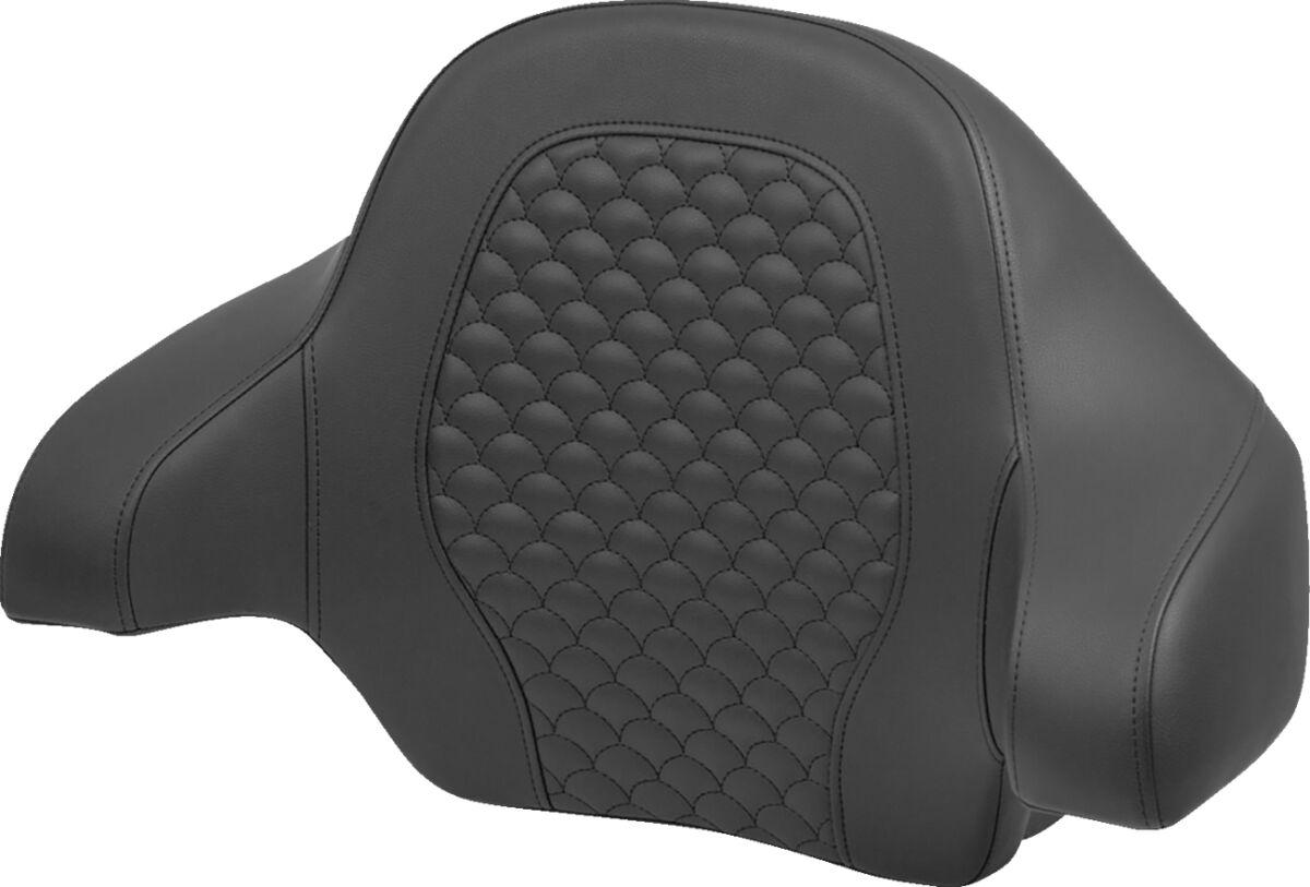 814-07-20900 - Saddlemen Tour Pak Dragon Stitch Backrest Pad For Harley Davidson FLH 1868 2021 - Black