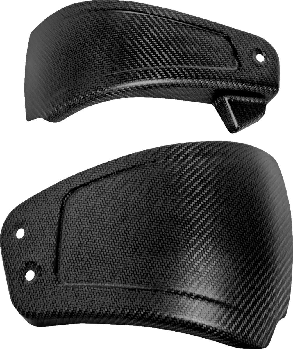 CF-825-001M - Saddlemen Side Covers For Harley Davidson FLFBS 1923 2025-2026 - Black/Carbon Fibre