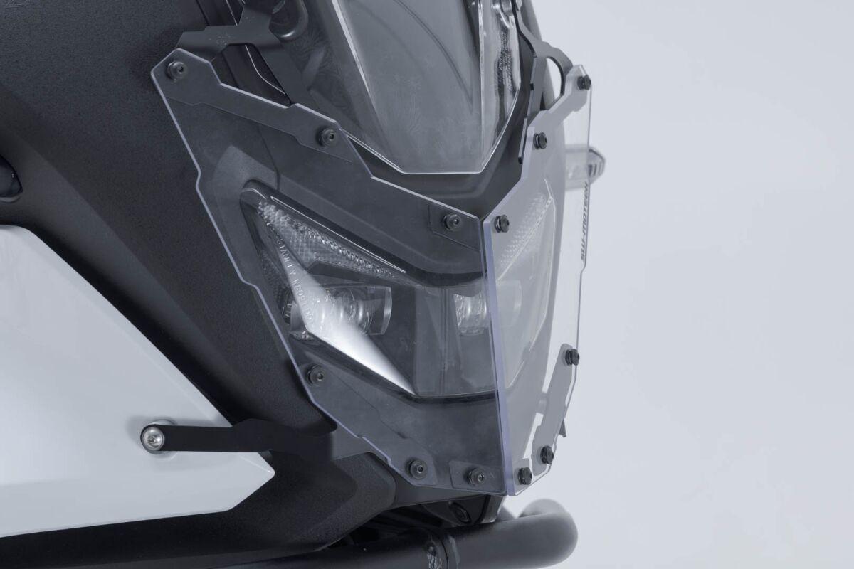 LPS.01.070.10100/B - SW Motech Headlight Guard For Honda XL750 2024-2025 Front Black/Clear