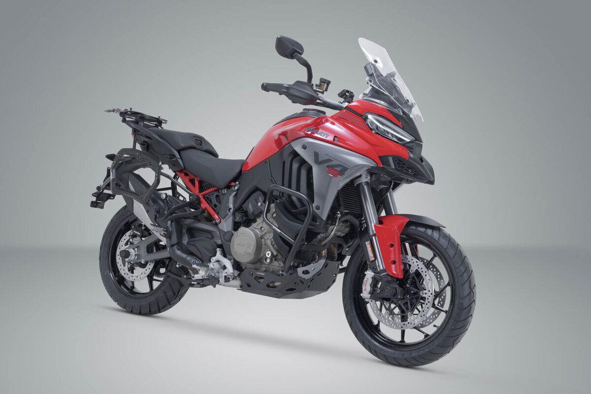 KFT.22.822.30001/B - SW Motech Pro Side Pannier Carriers For Ducati MultiStrada V4 1200 2024 - Black