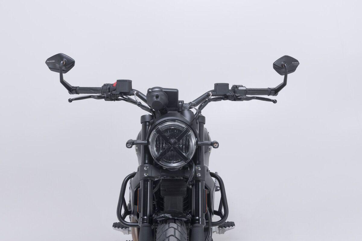 MIR.05.934.10001 - SW Motech Bar end Mirrors For Suzuki GSX-S 1000 2016 - Black