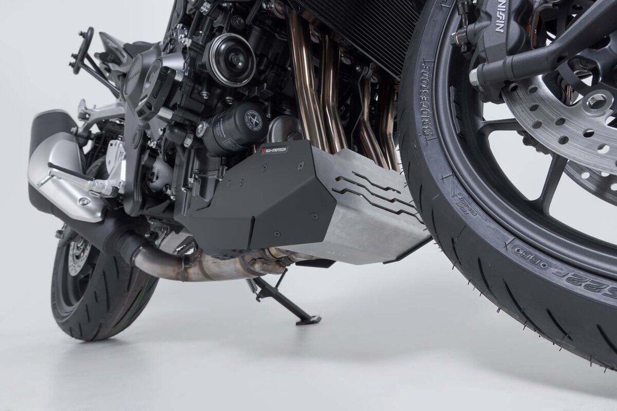 MSS.01.211.10000 - SW Motech Front Spoiler For Honda CB 1000 2025 - Silver/Black