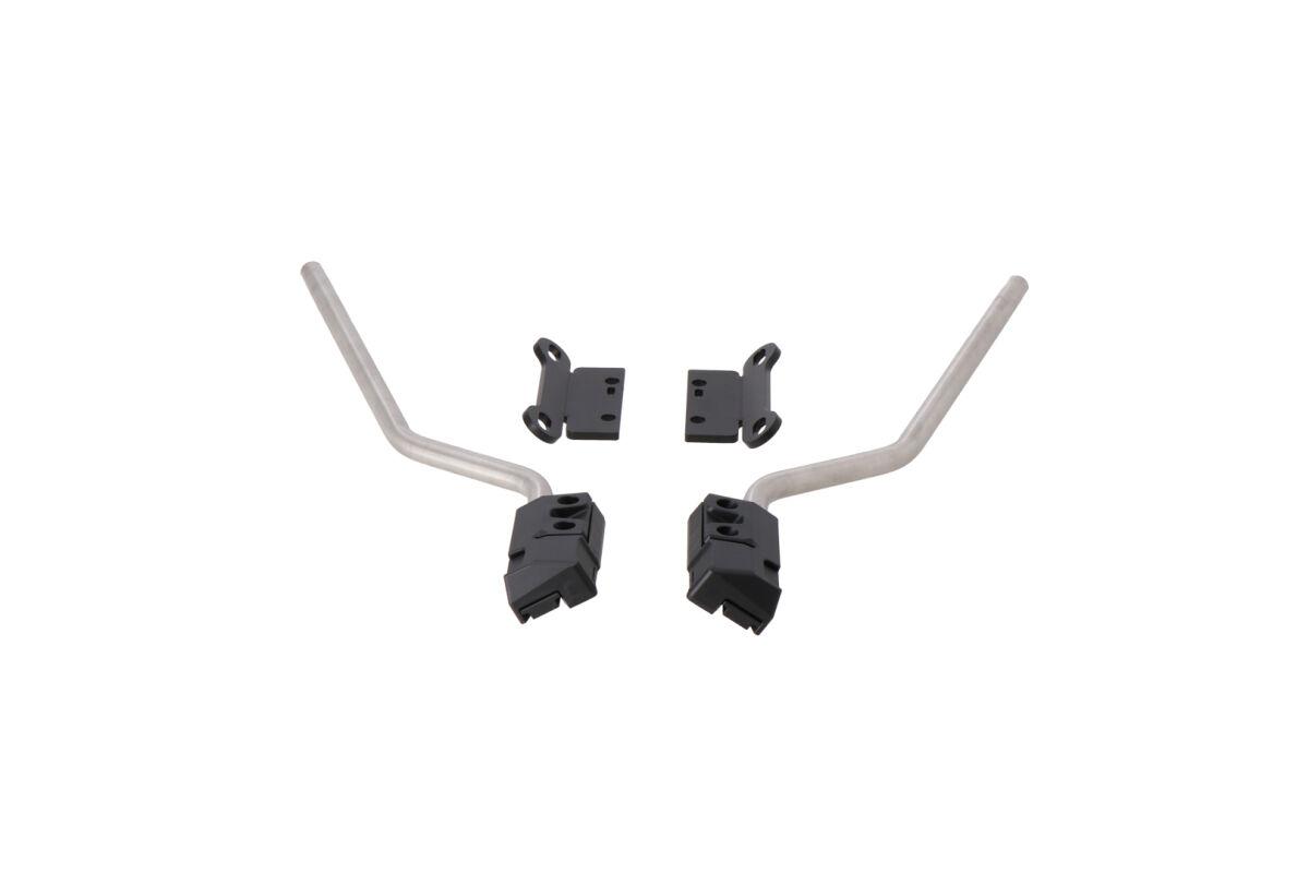 HTA.06.740.86500/B - SW Motech Blaze Panniers Spacer Bars For Yamaha XSR 700 2016-2022 - Black/Silver