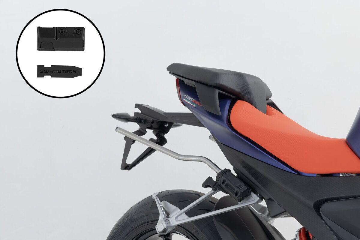 HTA.06.740.87400/B - SW Motech Blaze Panniers Spacer Bars For Yamaha MT-07 ABS 2024-2025 - Black/Silver