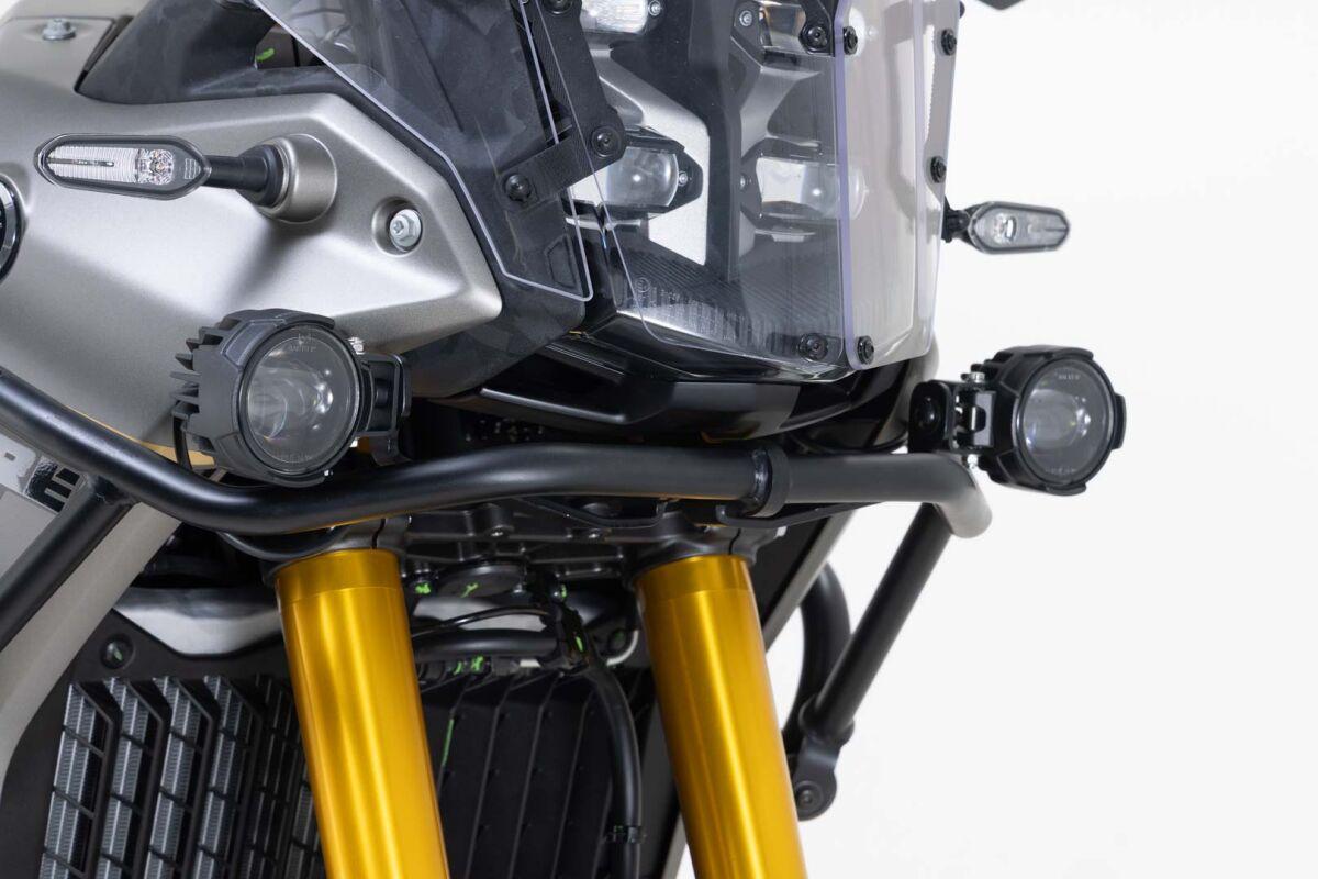 NSW.06.799.61100/B - SW Motech EVO High Beam Lights For Yamaha XTZ 700 2024-2026 Left and Right Front Black Clear