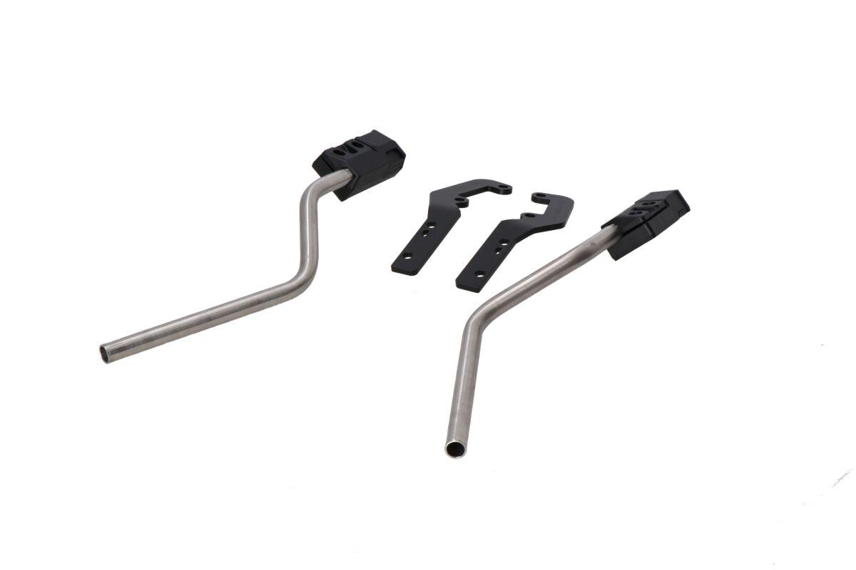 Sw Motech Black/Silver Hta.06.740.85300/B - Blaze Panniers Spacer Bars For Yamaha Fz1 1000 N 2006-2014