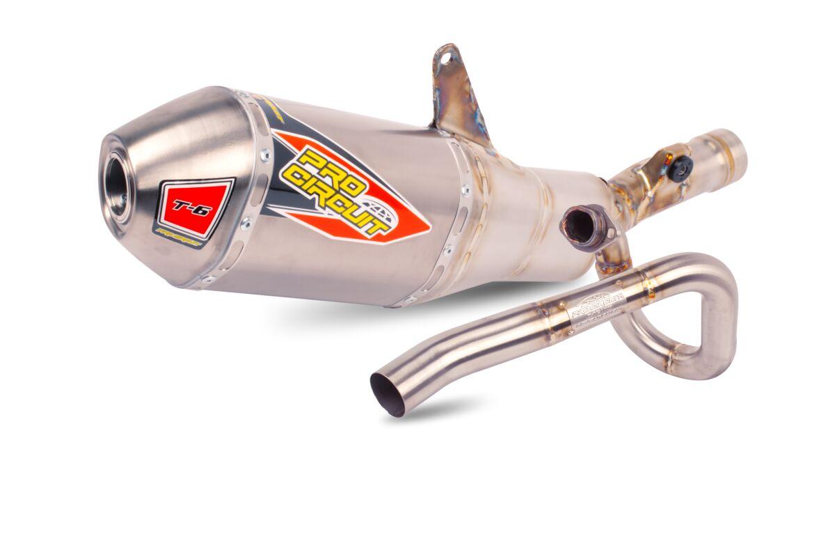 0112525H - Pro Circuit T-6 BC Full Stainless Steel & Titanium Exhaust System For Honda CRF250R 2022-2026