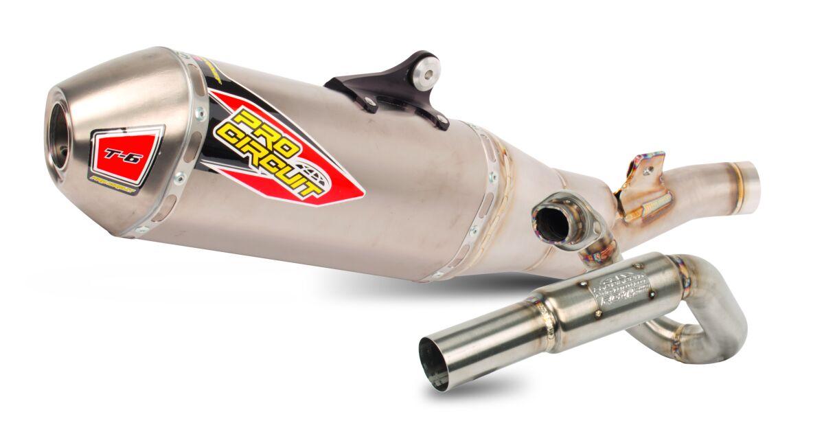 0142525H - Pro Circuit T-6 BC Full Stainless Steel & Titanium Exhaust System For Suzuki RMZ250 2019-2026