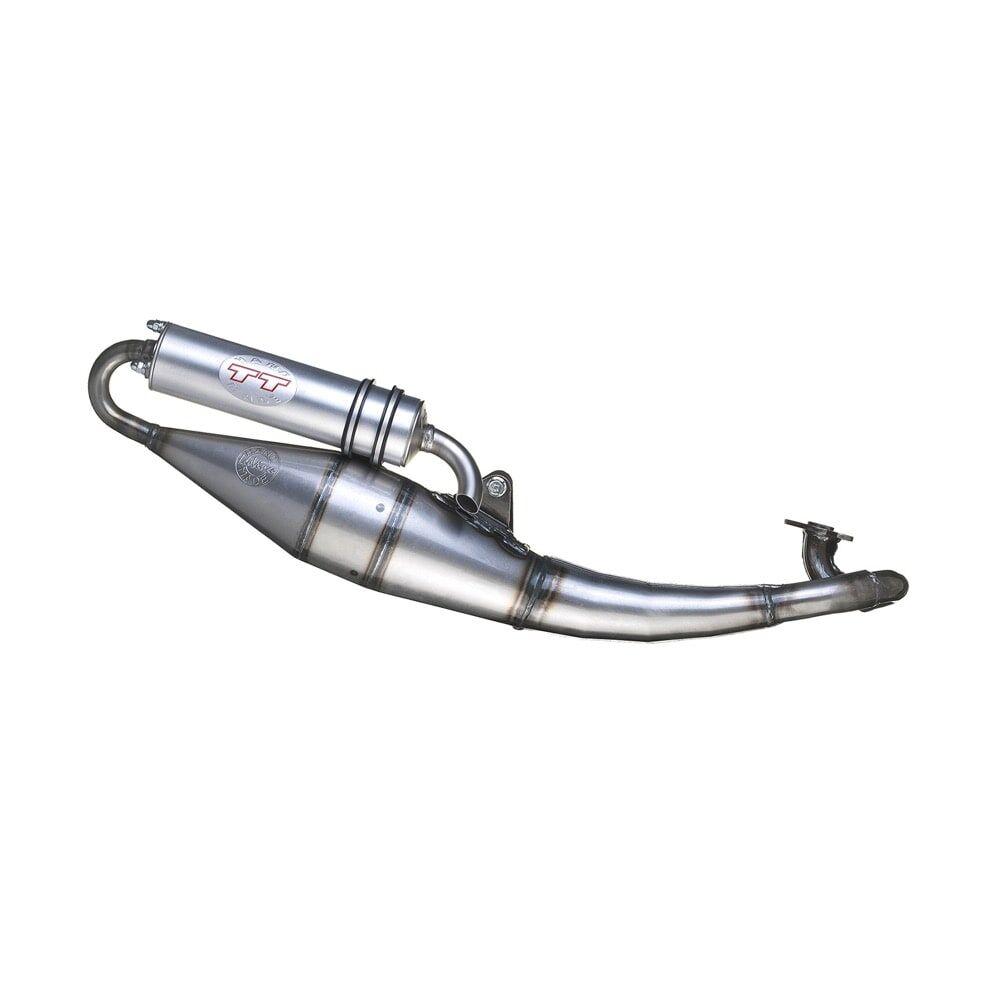 4054 - LeoVince Hand Made TT Stainless Steel Full Exhaust System For MBK Nitro 50 1997-1999 - Silver