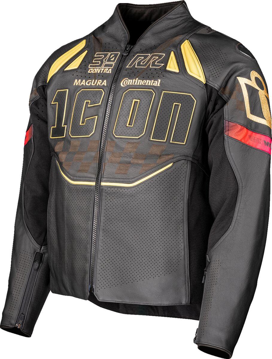 2810-4289 - Icon Contra3 Rizz Rizz Jacket Medium - Black/Brown/Red/Yellow