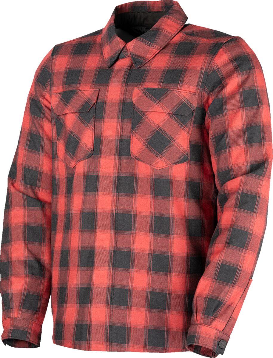 2820-7754 - Icon Fallblock Flannel Jacket XX-Large - Black/Red