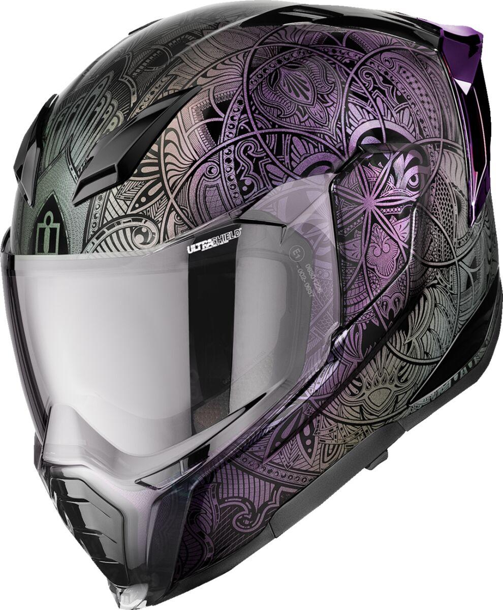 0101-18619 - Icon Ultraflite Opal Mandala MIPS Helmet Large - Purple