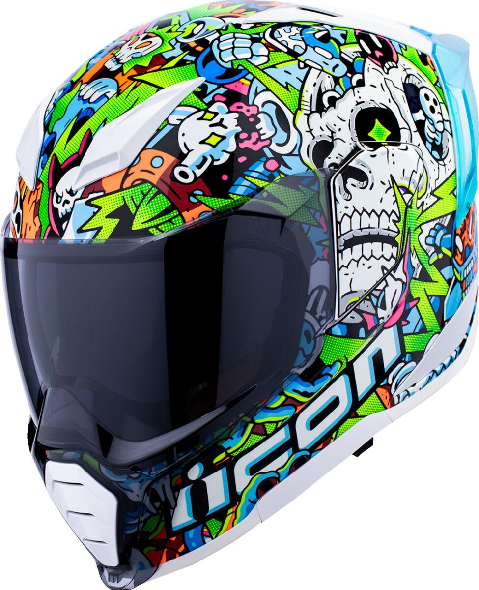 0101-18064 - Icon Ultraflite Doodle 3 MIPS Helmet Large - Blue