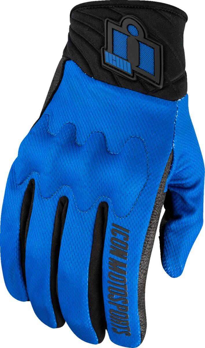 3301-4880 - Icon Anthem3 Gloves 3X-Large - Black/Blue