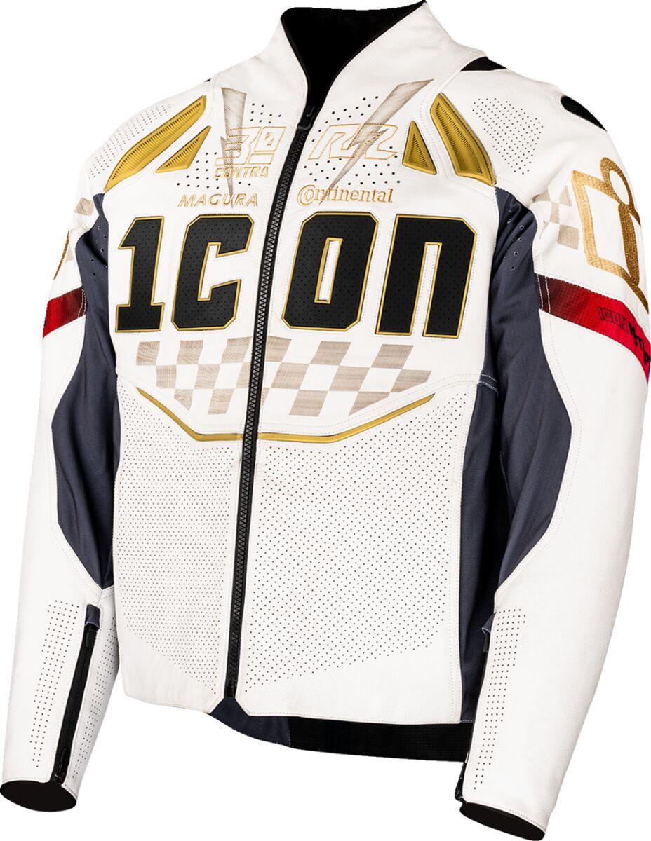2810-4305 - Icon Contra3 Rizz Rizz Jacket 3X-Large - Black/Red/Tan/White/Yellow