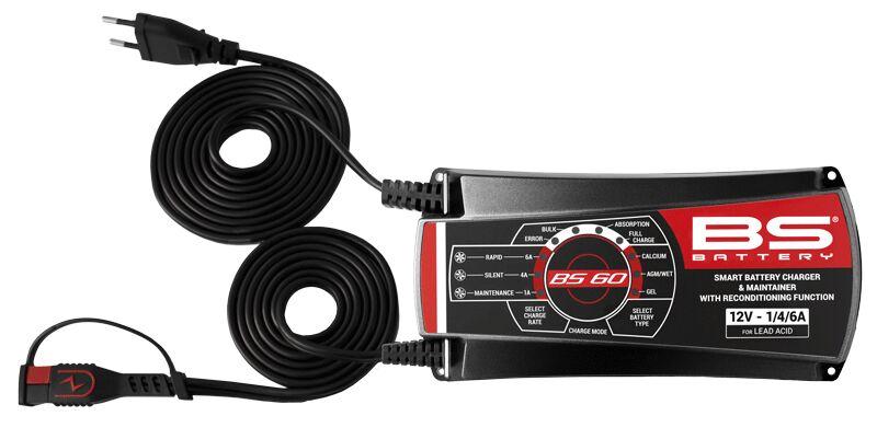 Bs Battery Black/Red 700532 - Bs60 Smart Battery Charger & Maintainer With Reconditioning Function