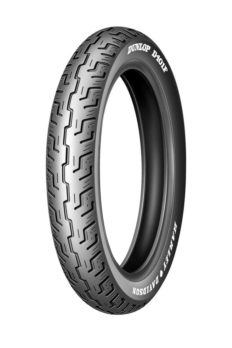 641396 - Dunlop D401 Black Wall Front Tyre Blackwall TL 73H 130/90B16"