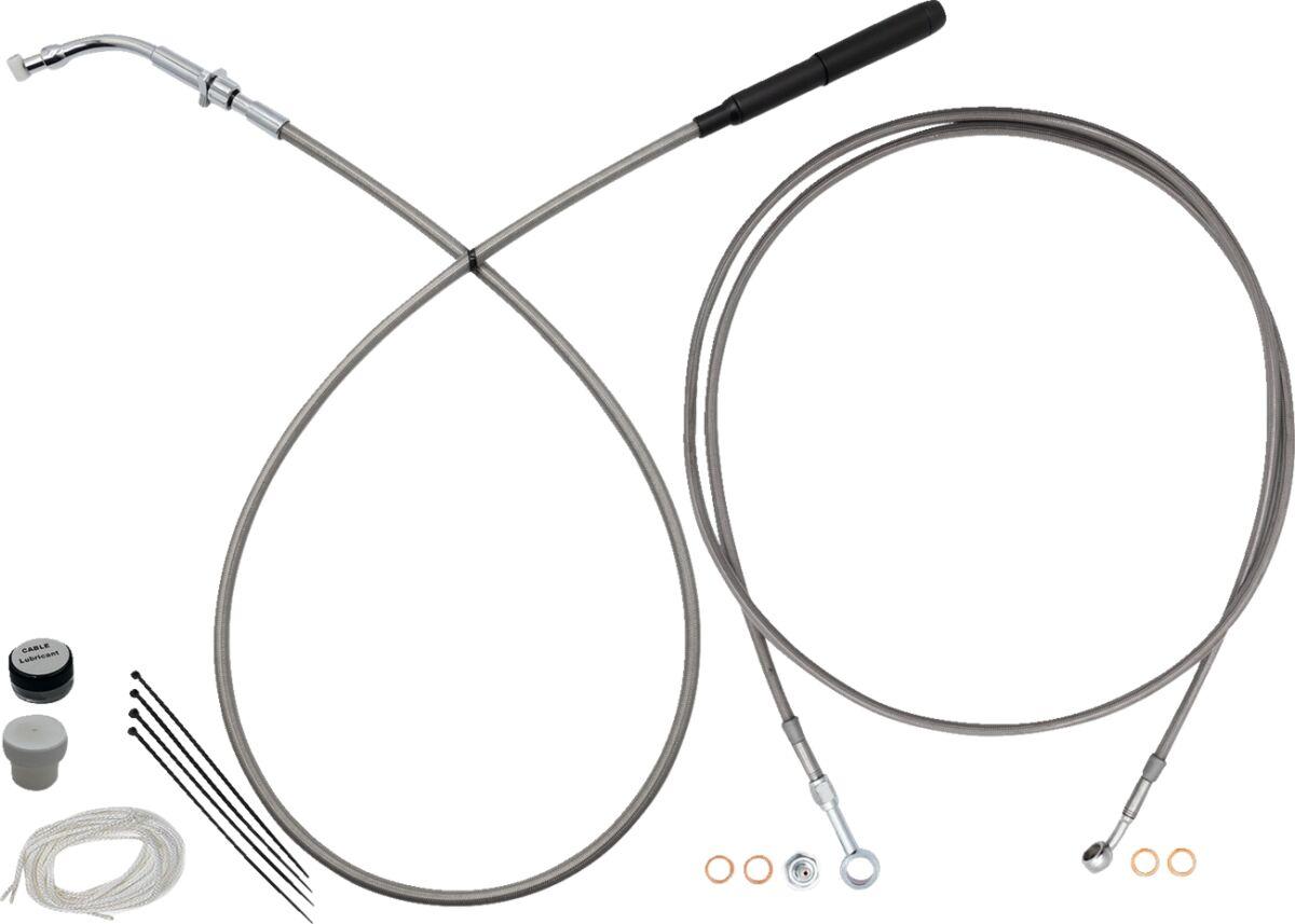 249914-C - Fat Baggers Inc. EZ Install Kit For Harley Davidson FLTRXSE 1977 2023-2025 35.5cm (14") - Chrome