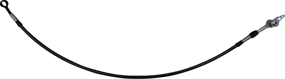 100025-B - Fat Baggers Inc. Hydraulic Brake/Clutch Hose Extension For Harley Davidson FLH 1868 2021 35.5 - 40.5cm (14" - 16") - Black