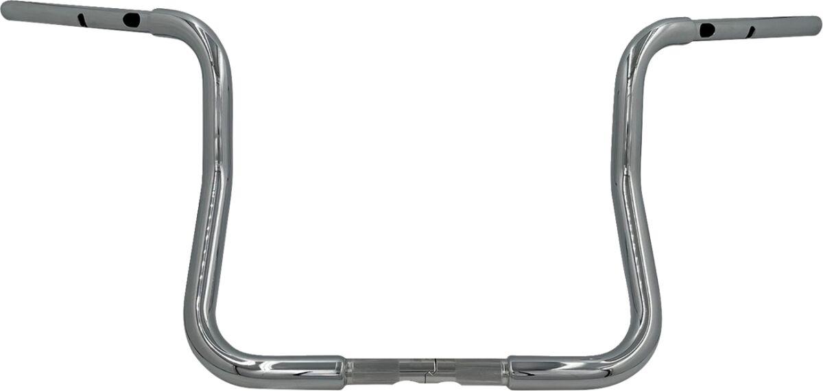 943013 - Fat Baggers Inc. 1-1/4" EZ Install Round Top Handlebar For Harley Davidson FLHX 1923 2024-2026 33 cm (13") - Chrome