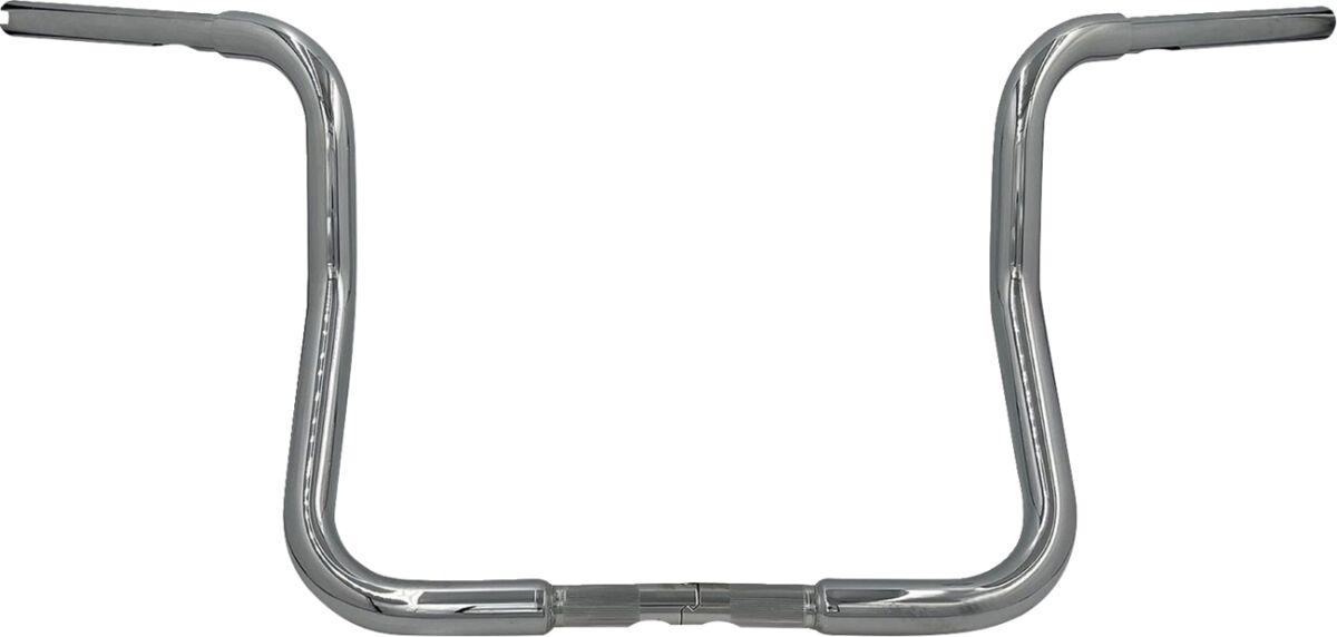 903013 - Fat Baggers Inc. 1-1/4" EZ Install Round Top Handlebar For Harley Davidson FLH 1868 2021 33 cm (13") - Chrome