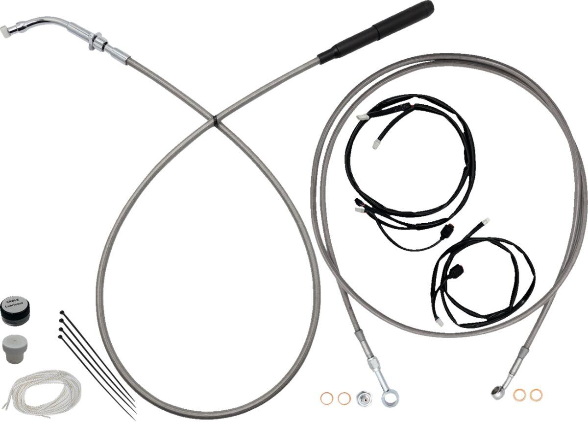 249014-C - Fat Baggers Inc. EZ Install Kit For Harley Davidson FLHX 1923 2024-2026 33 - 35.5cm (13" - 14") - Chrome