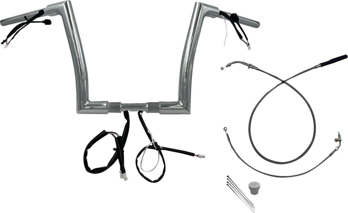 649912 - Fat Baggers 1-1/4" Pointed Top Bars For Harley Davidson FLHX1923 2024-26 30.5cm