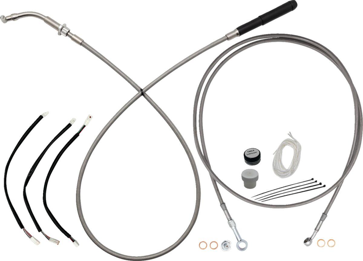 249010 - Fat Baggers Inc. EZ Install Kit For Harley Davidson FLHX 1923 2024-2026 25.5cm (10") - Polished