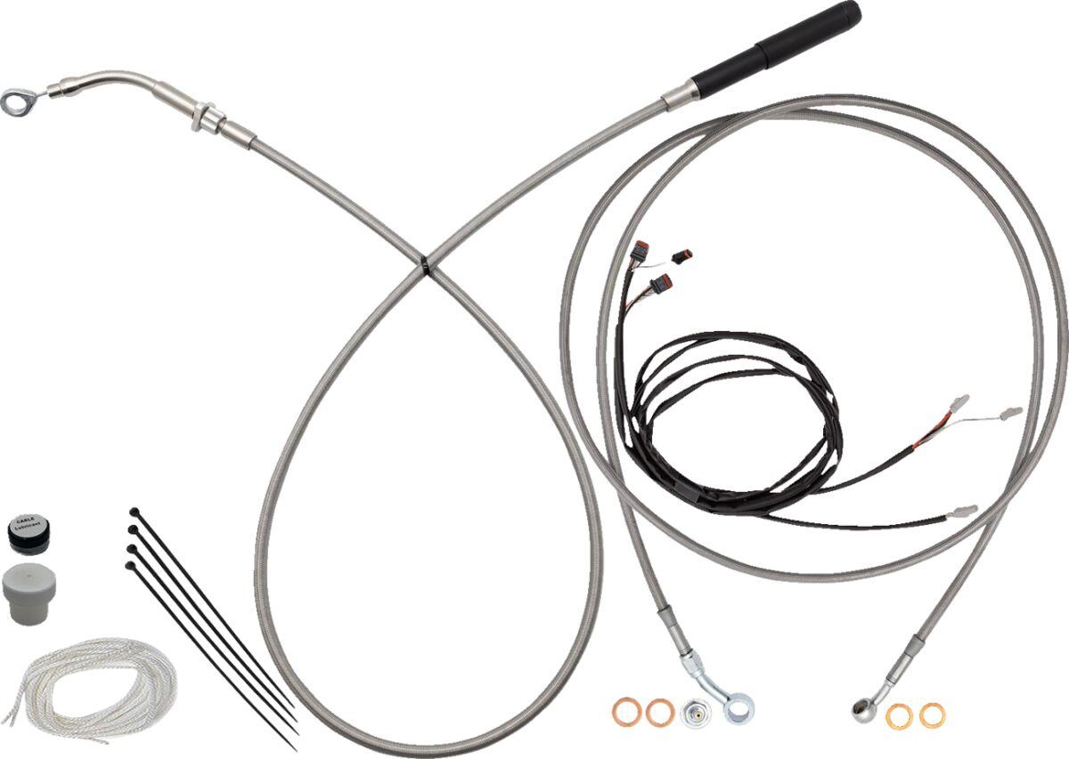 219012 - Fat Baggers Inc. EZ Install Kit For Harley Davidson FLH 1868 2021 28 - 30.5cm (11" - 12") - Polished