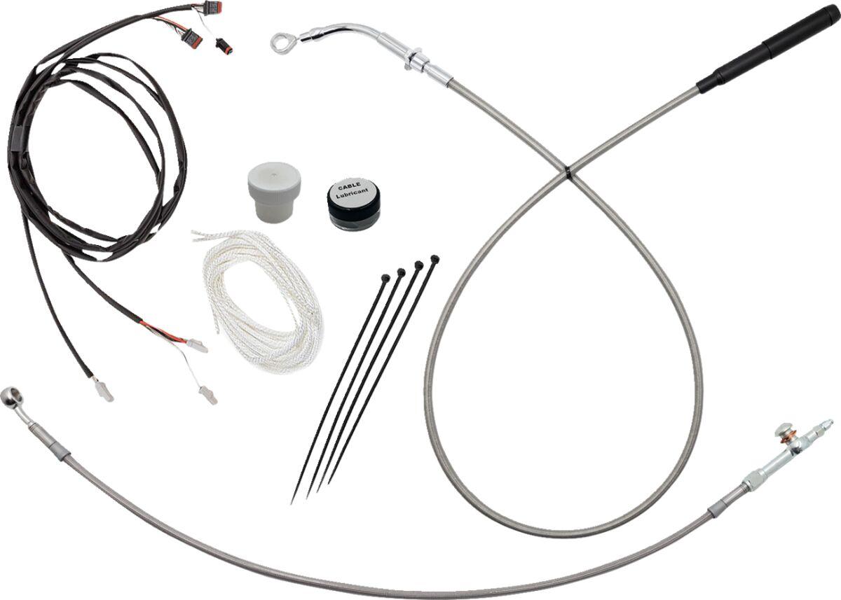 119012-C - Fat Baggers Inc. EZ Install Kit For Harley Davidson FLH 1868 2021 30.5cm (12") - Chrome