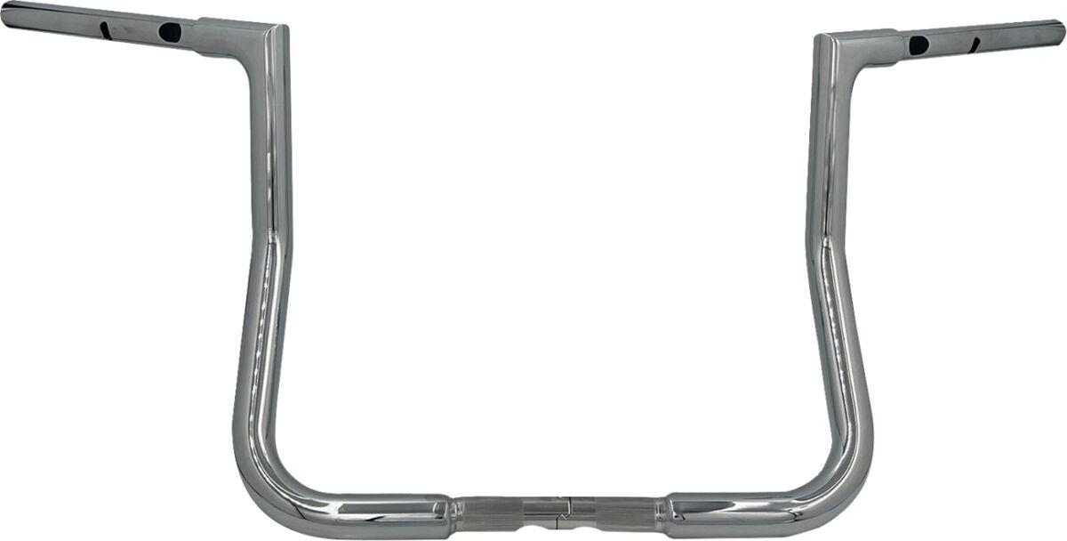 745013 - Fat Baggers Inc. 1-1/4" EZ Install Flat Top Handlebar For Harley Davidson FLHX 1923 2024-2026 33 cm (13") - Chrome