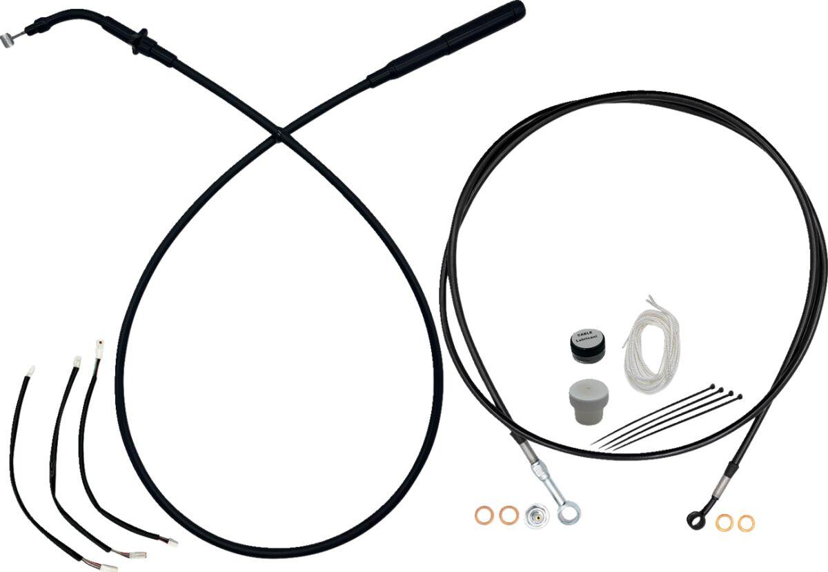249010-B - Fat Baggers Inc. EZ Install Kit For Harley Davidson FLHX 1923 2024-2026 25.5cm (10") - Black