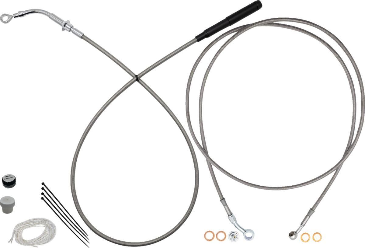 219914-C - Fat Baggers Inc. EZ Install Kit For Harley Davidson FLTRK 1868 2021-2024 35.5cm (14") - Chrome