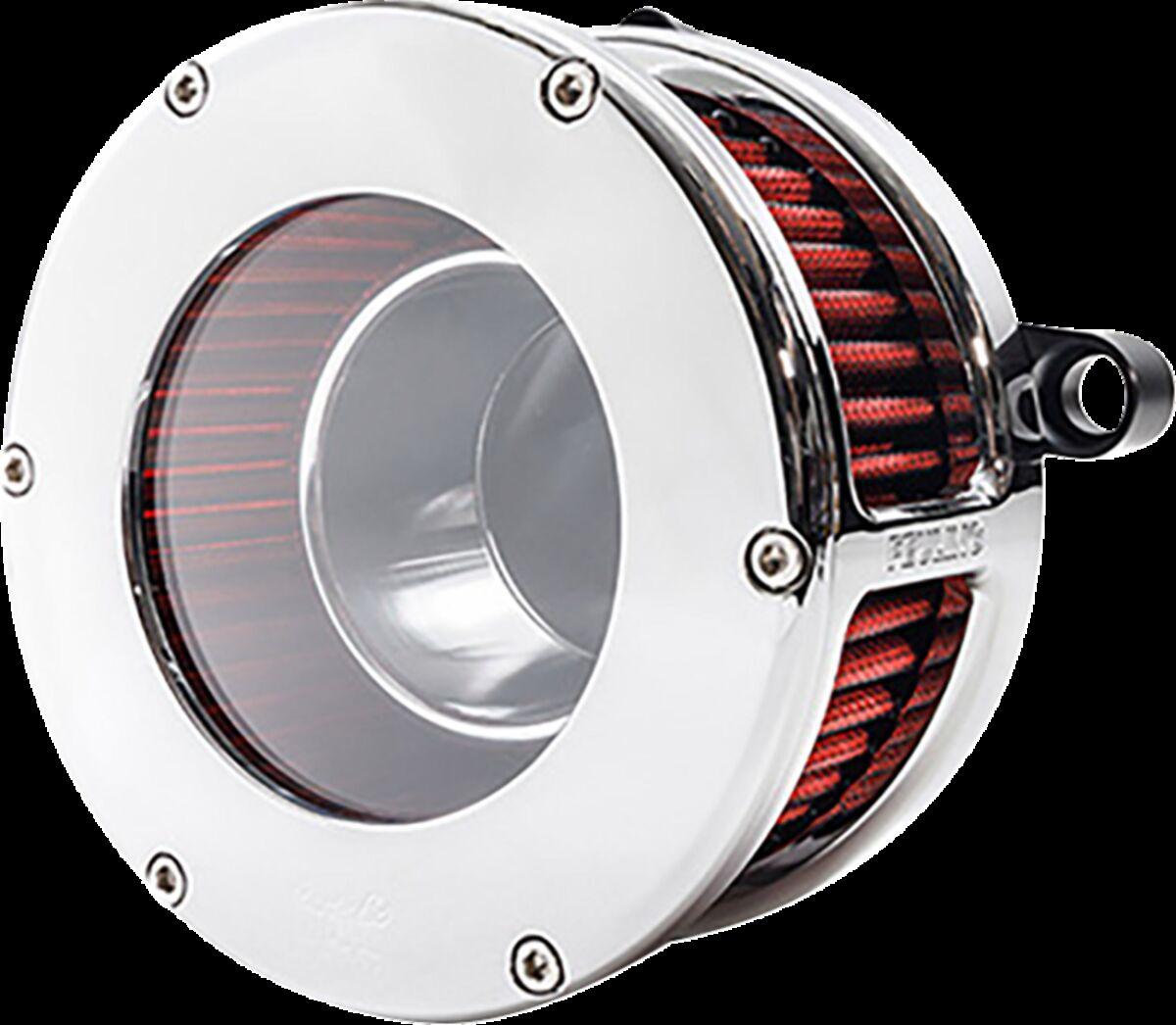 5478 - Feuling Parts BA Air Cleaner Kit For Harley Davidson FLHX 1923 2024 - Chrome/Clear/Red