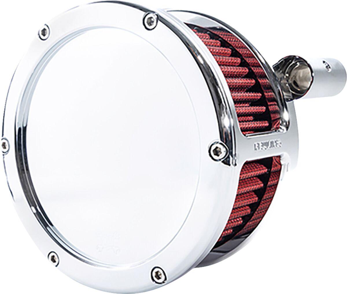5457 - Feuling Parts BA Air Cleaner Kit For Harley Davidson FLHR 1584 2008 - Chrome/Red