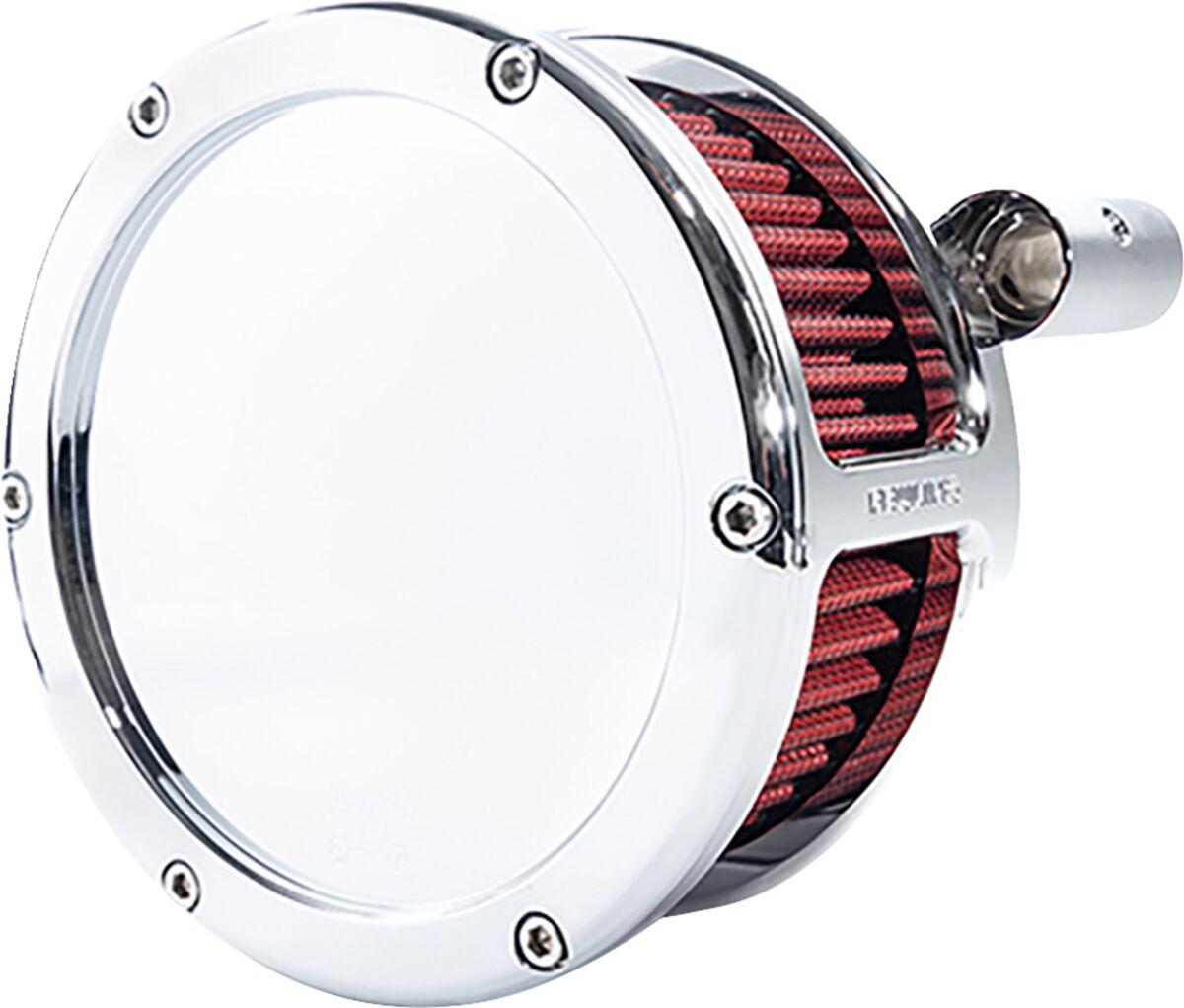 5447 - Feuling Parts BA Air Cleaner Kit For Harley Davidson FLD 1690 2012-2013 - Chrome/Red