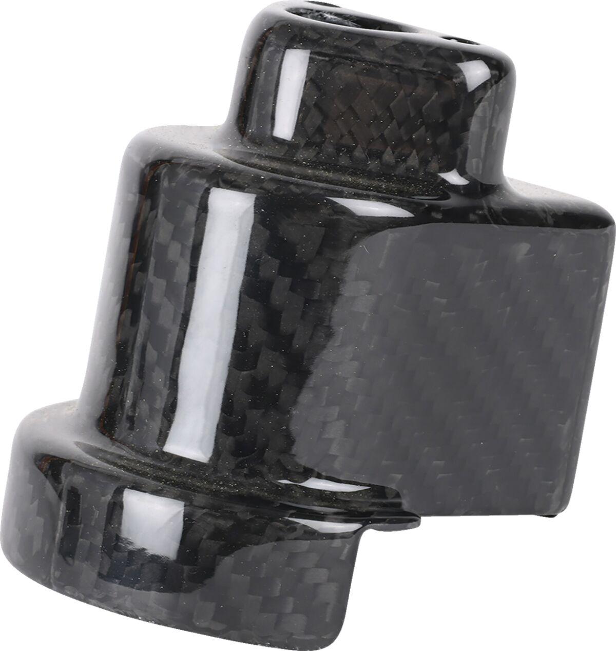 TSC-3033-0 - Thrashin Supply Co Steering Lock Cover For Harley Davidson FLTRX1923 2024-2026 - Carbon Fibre Weave